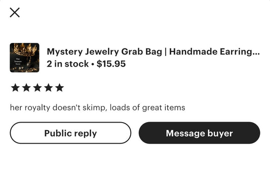 Mystery Jewelry Grab Bag | Handmade Earrings, Bracelet, or Ring