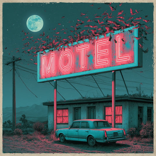 The Mad Queen’s Gallery Collection™ – Bat Motel Collection (Set of 4 Gothic Fantasy Art Prints)