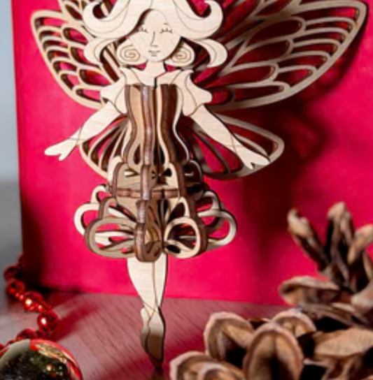 enchanted fairy gift box with jewelry and ephemera