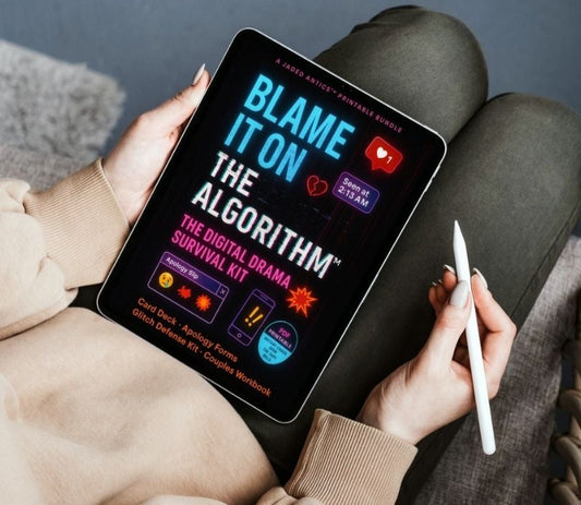 Blame It on the Algorithm – Viral Relationship Glitch Guide | Digital Download for Couples, Therapy Humor, Social Media Survival