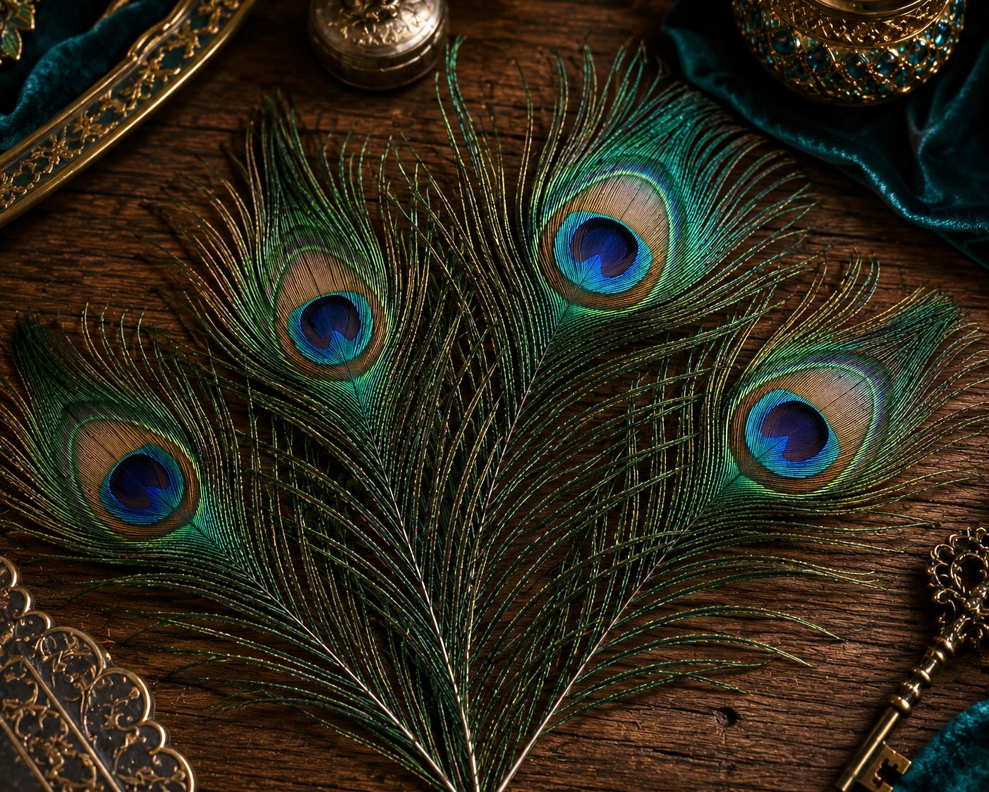 Peacock Palace Mystery Box | Peacock Gifts, Jewel Tone Jewelry, Royal Stationery & Luxury Accessories