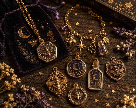Honey & Magic Mystery Box | Bee Gifts, Botanical Jewelry, Stickers & Cottagecore Stationery