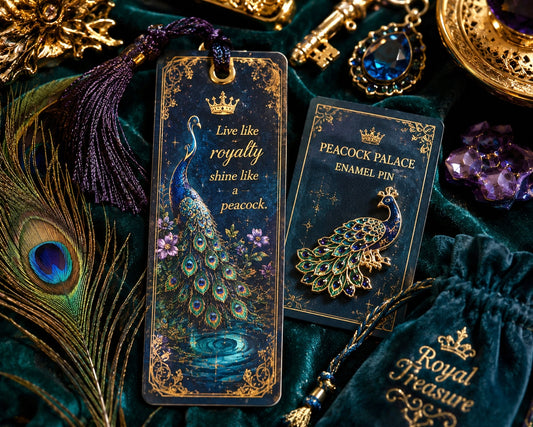 Peacock Palace Mystery Box | Peacock Gifts, Jewel Tone Jewelry, Royal Stationery & Luxury Accessories