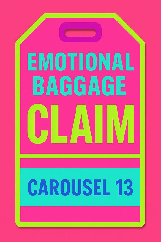 Funny Emotional Baggage Claim Luggage Tags: Printable Travel Accessory (PDF Download)