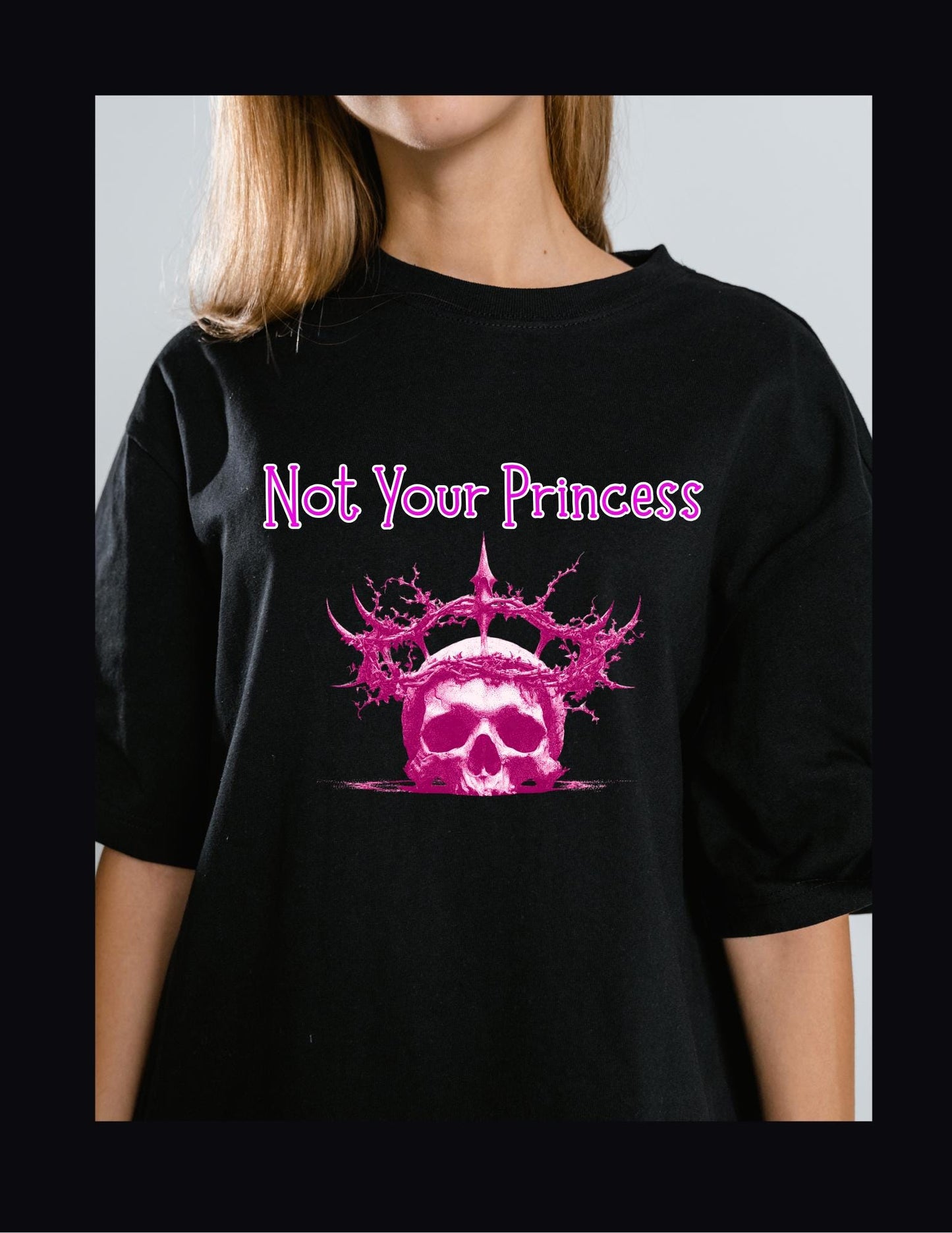 Disney-Inspired SVG Not Your Princess Cricut & Silhouette Digital File, Disney Vacation DIY Shirt