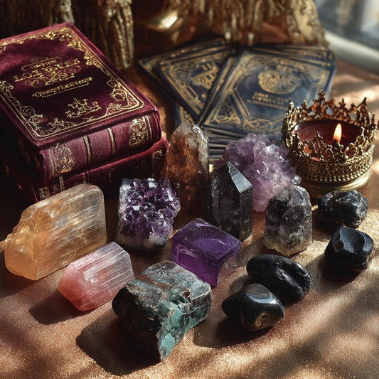 Crystal Bag | Witchy Crystals & Celestial Magic | Healing Stones Box