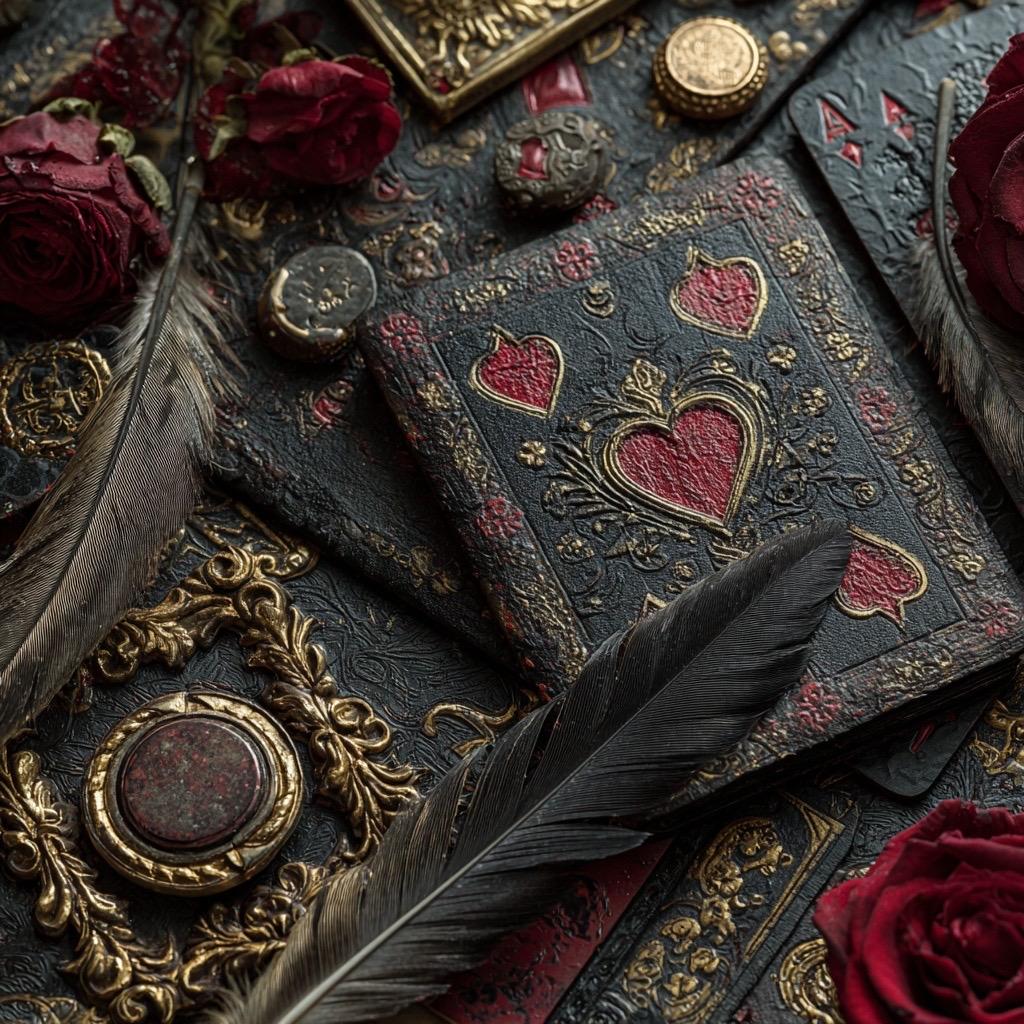 Mystery Gothic Craft Box + DIY Projektset Dunkle Künste Basteln, Hexen-Ephemera, Gothic DIY Kit, HRM Kuratierte Makabre Box
