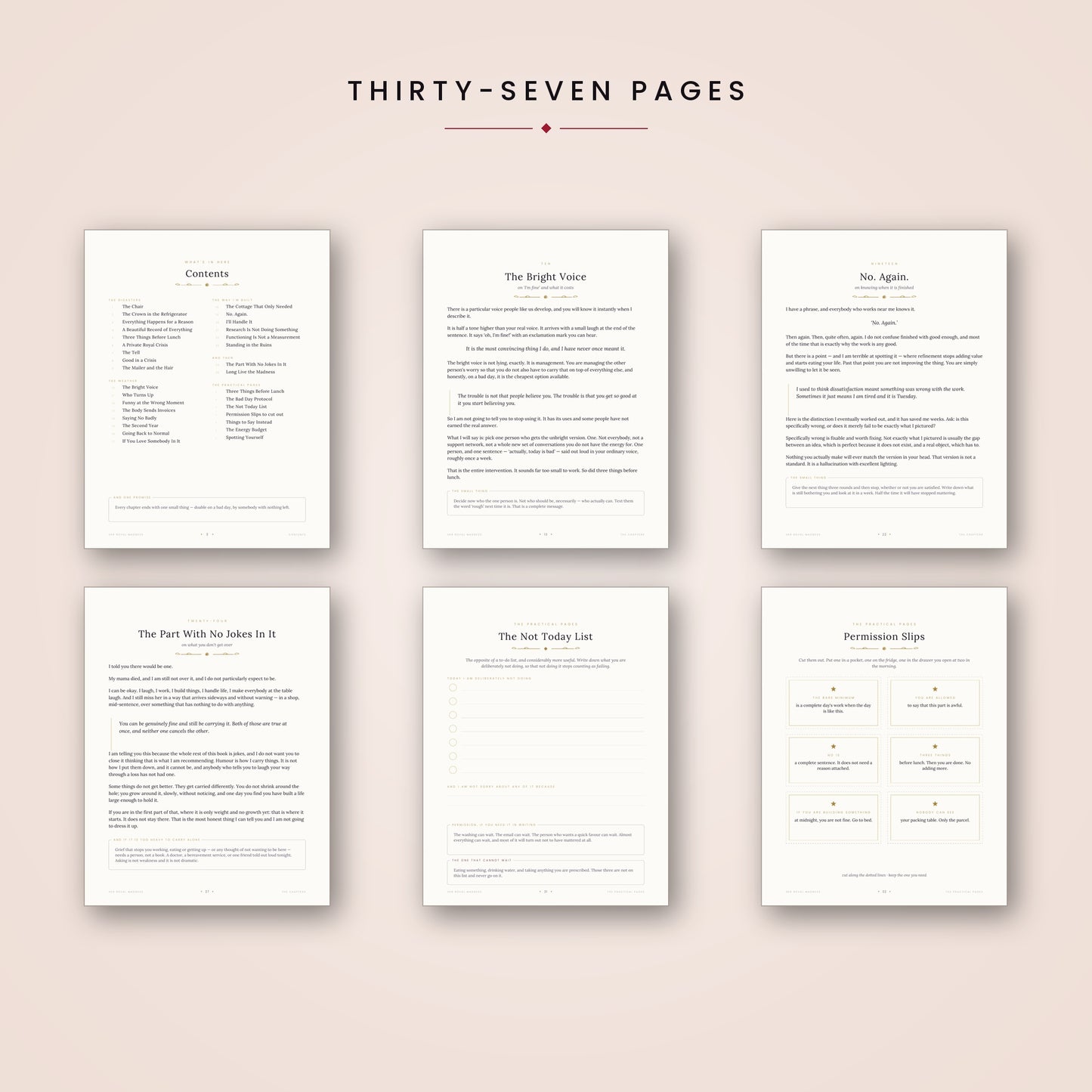 Well, That Went Terribly — A Guide to Carrying On Anyway | 37-Page Printable