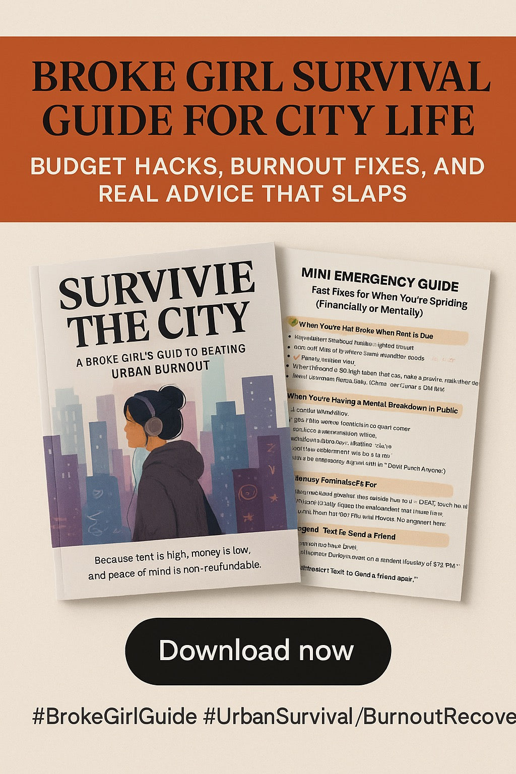 Survive the City: Urban Burnout Survival Guide for Broke Millennials & Budget Babes