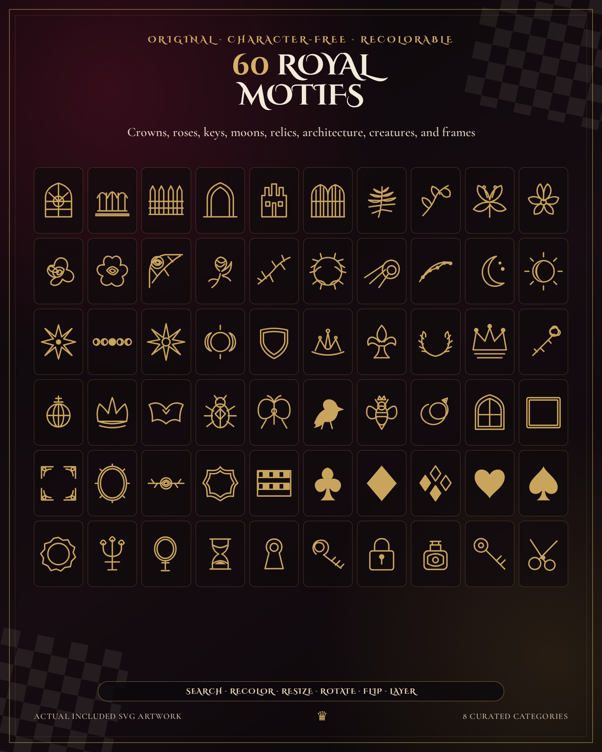 The Royal Relic Label Maker — Gothic Product Label & Hang Tag Studio