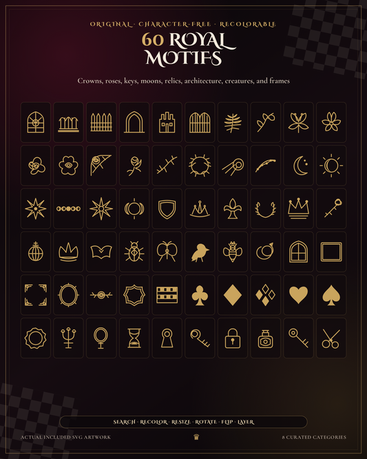 The Royal Relic Label Maker — Gothic Product Label & Hang Tag Studio