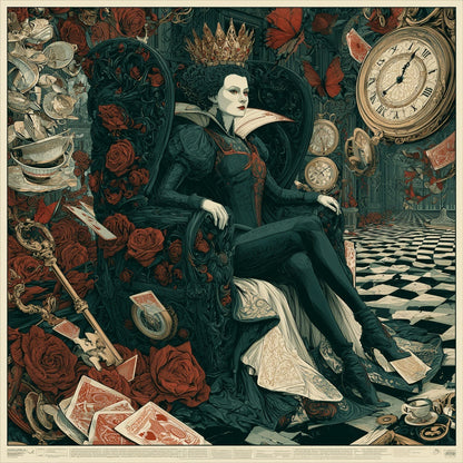 The Mad Queen’s Gallery Collection™ – Off With Their Heads Collection (Set of 4 Gothic Fantasy Art Prints)
