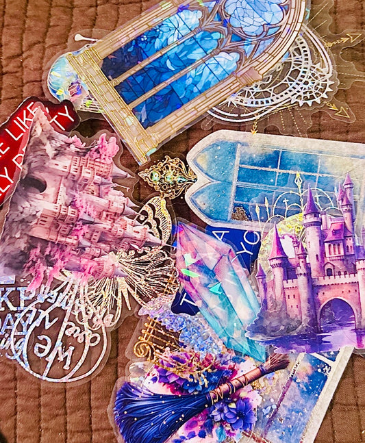 Gothic Fantasy Sticker Pack: Holo & Die-Cut Surprise Bundle
