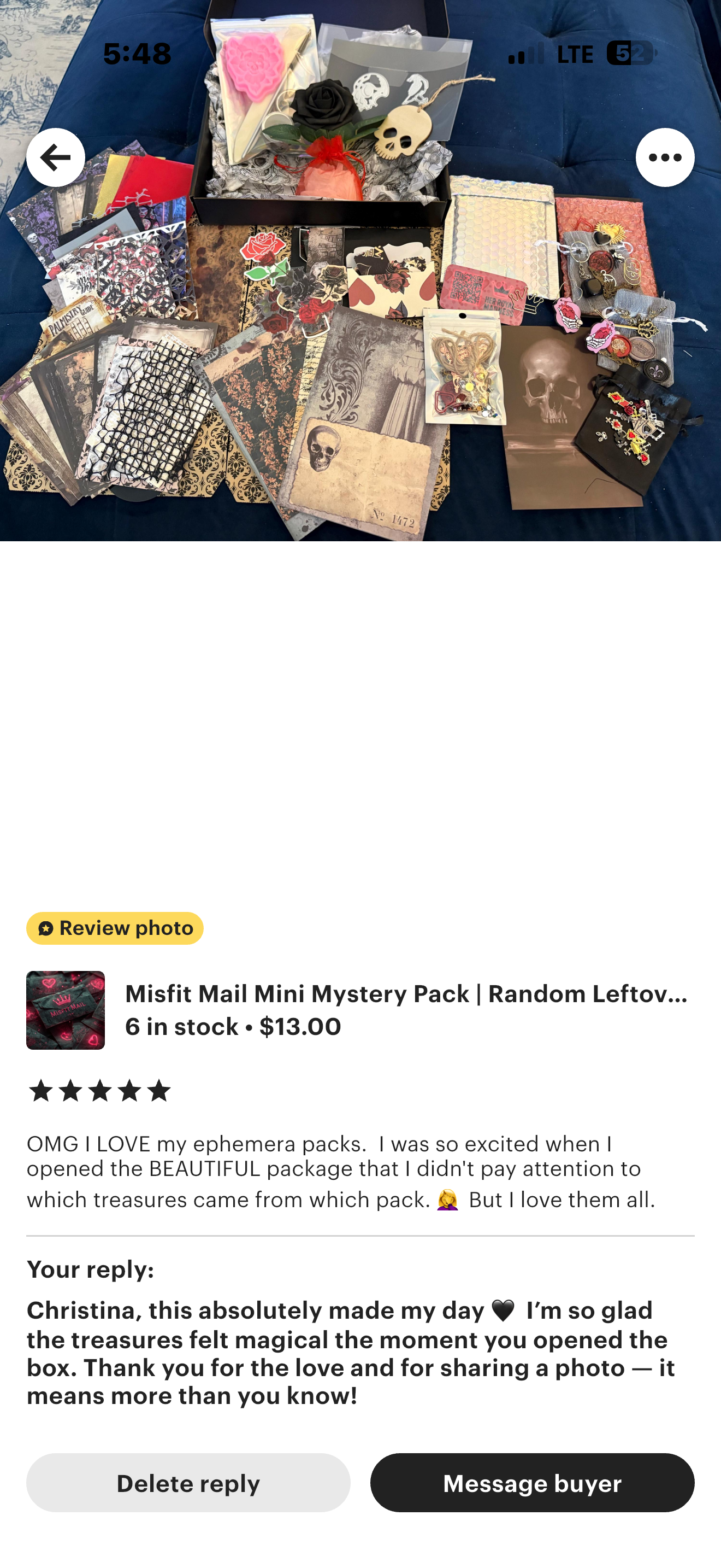 Misfit Mail Mini Mystery Pack | Random Leftover Stickers, Tags & Stationery Bits | Cheap Mystery Happy Mail Gift | Pen Pal Surprise