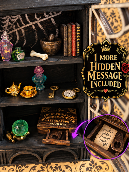 The Witching Hour | One-of-a-Kind Gothic Curiosity Cabinet No. 001 Miniature