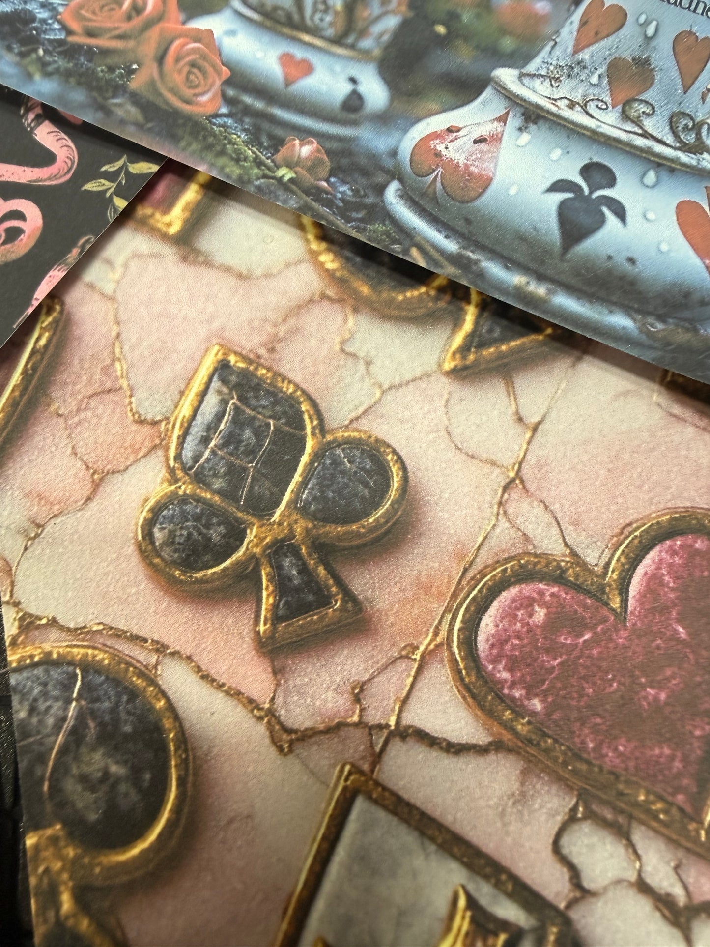 Tiny Mystery Craft Pack Ephemera Scraps & Paper/ Her Royal Leftovers/ Bits Journaling  Collage Supplies