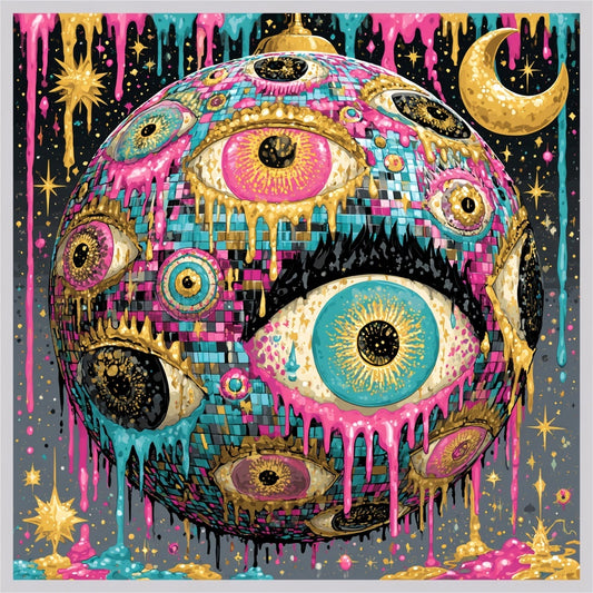 The Mad Queen’s Gallery Collection™ – Evil Eye Disco Collection (Set of 4 Gothic Fantasy Art Prints)