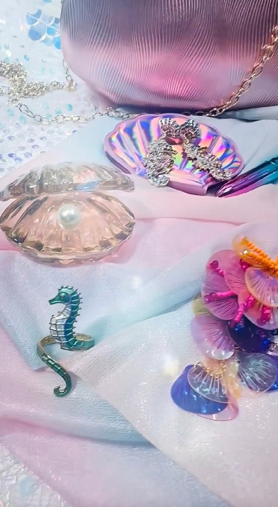 Mermaid Mystery Box 🧜‍♀️ Ocean Aesthetic Gift Set | Coastal Siren Surprise Box | Mermaidcore Fantasy Pack