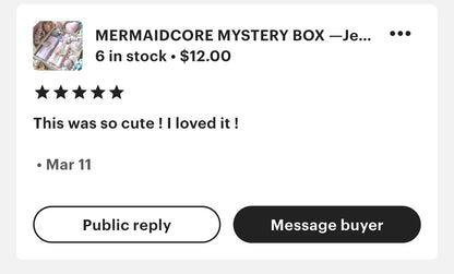 Mermaid Mystery Box 🧜‍♀️ Ocean Aesthetic Gift Set | Coastal Siren Surprise Box | Mermaidcore Fantasy Pack