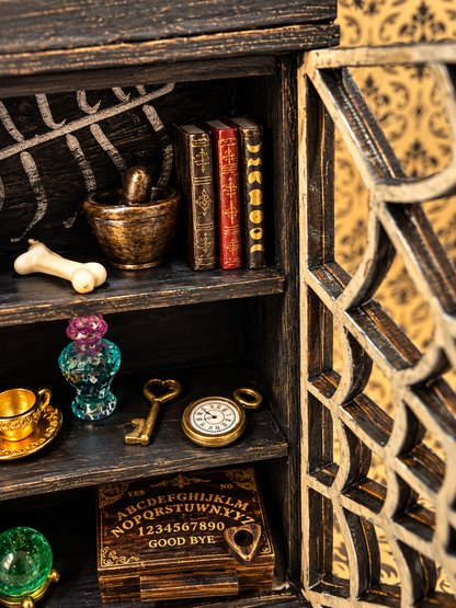 The Witching Hour | One-of-a-Kind Gothic Curiosity Cabinet No. 001 Miniature