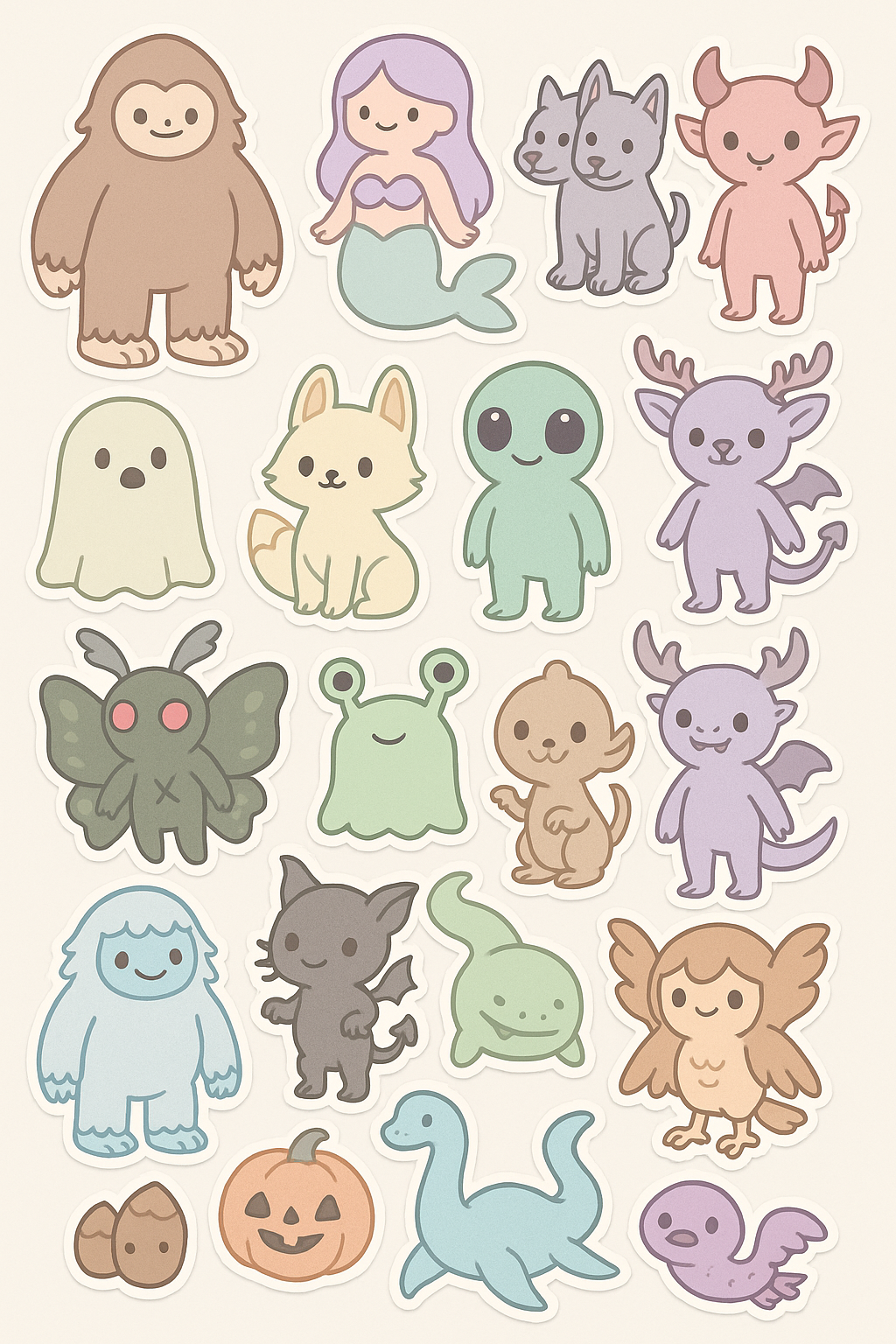 👻 Cryptid Cuties Mystery Box | Mothman, Bigfoot, Nessie & Cryptid Gifts