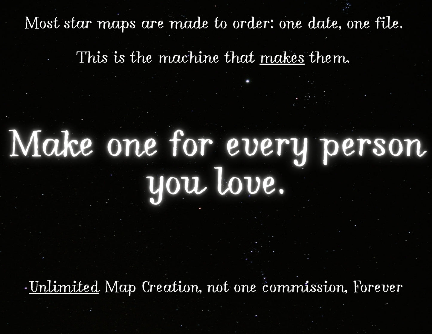 The Night It Happened — Make Your Own Star Map