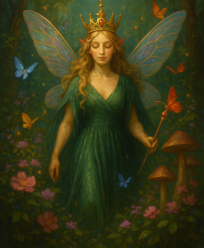     whimsical fairy themed mystery box packaging
