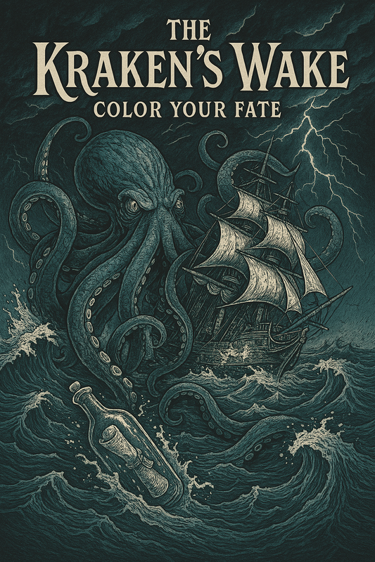 Kraken's Wake: Color Your Fate Coloring Book