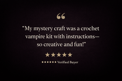 Mystery Gothic Craft Box + DIY Projektset Dunkle Künste Basteln, Hexen-Ephemera, Gothic DIY Kit, HRM Kuratierte Makabre Box