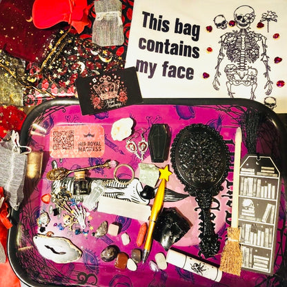 Witchy Mystery Box: Gothic Crystals, Charms, Stickers & Spells