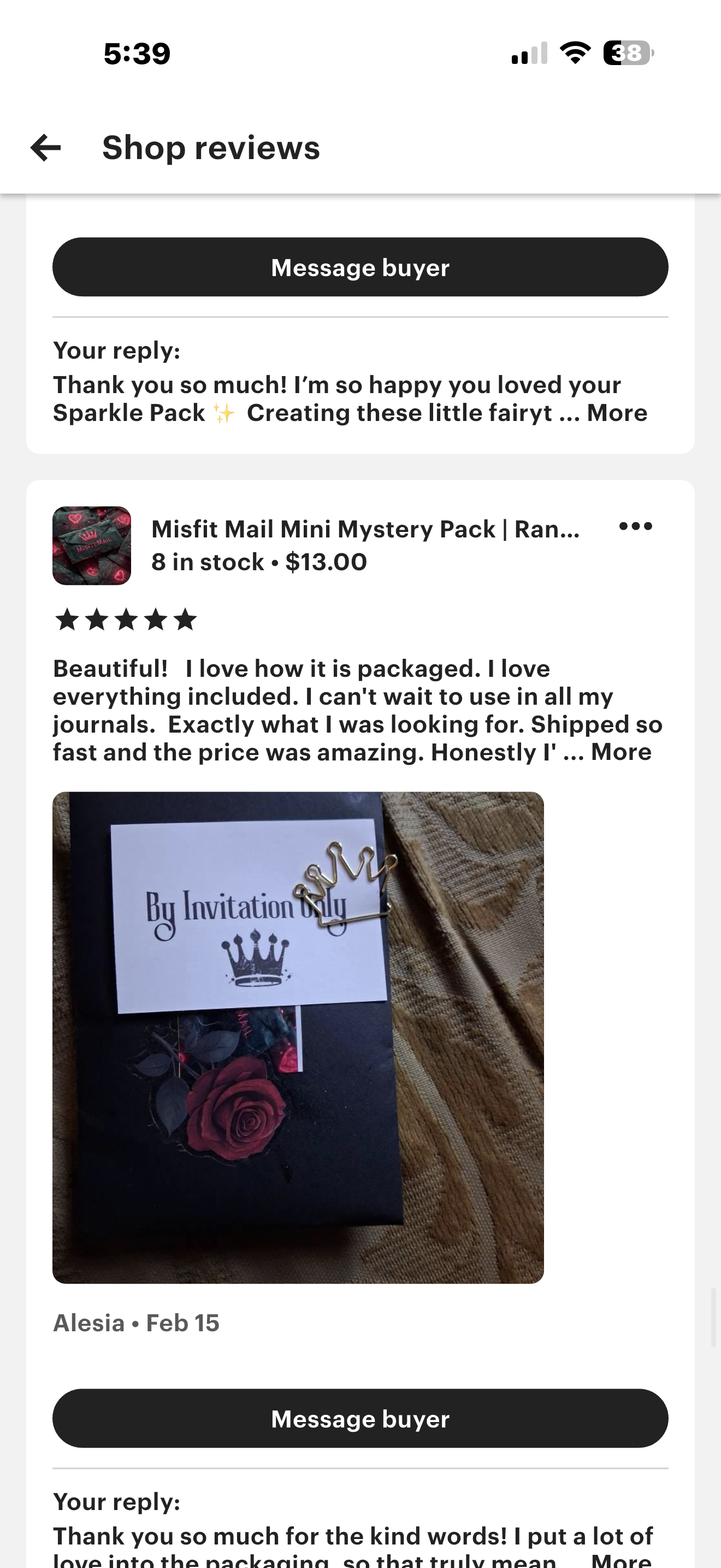 Misfit Mail Mini Mystery Pack | Random Leftover Stickers, Tags & Stationery Bits | Cheap Mystery Happy Mail Gift | Pen Pal Surprise