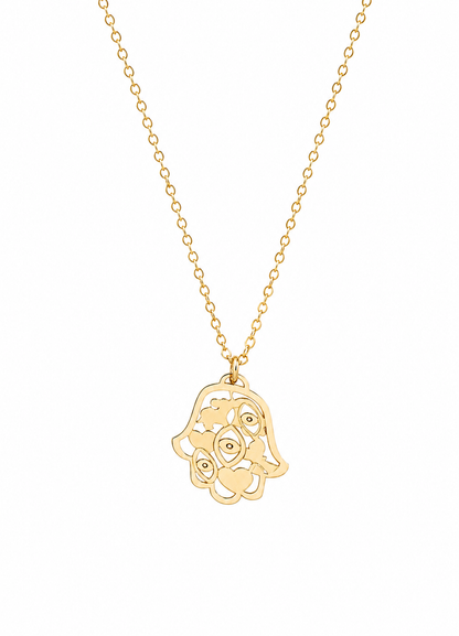 Mia Good Luck Hamsa Necklace