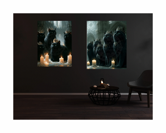 The Mad Queen’s Gallery Collection™ – Familiar  Collection (Set of 4 Gothic Fantasy Art Prints)