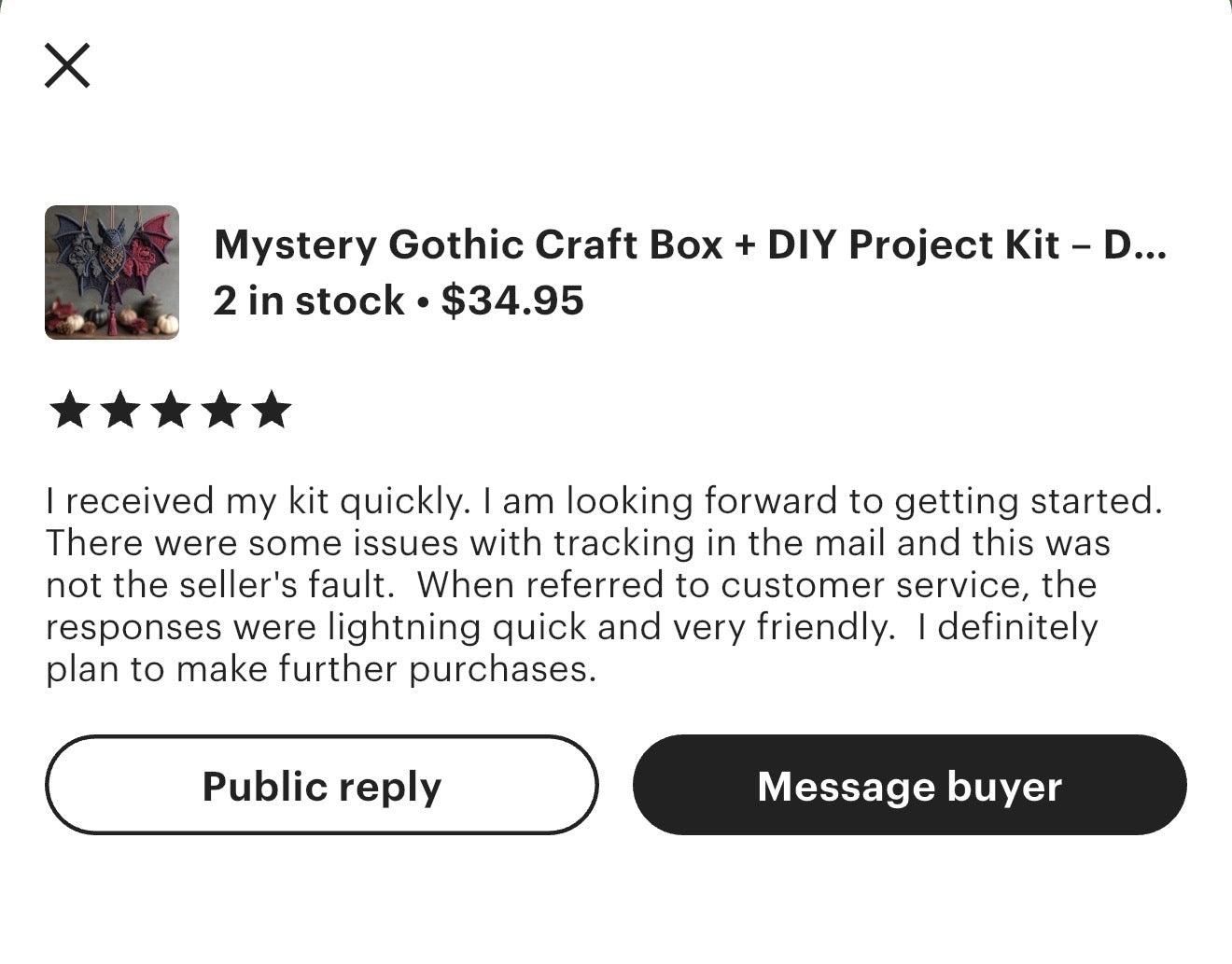 Mystery Gothic Craft Box + DIY Projektset Dunkle Künste Basteln, Hexen-Ephemera, Gothic DIY Kit, HRM Kuratierte Makabre Box