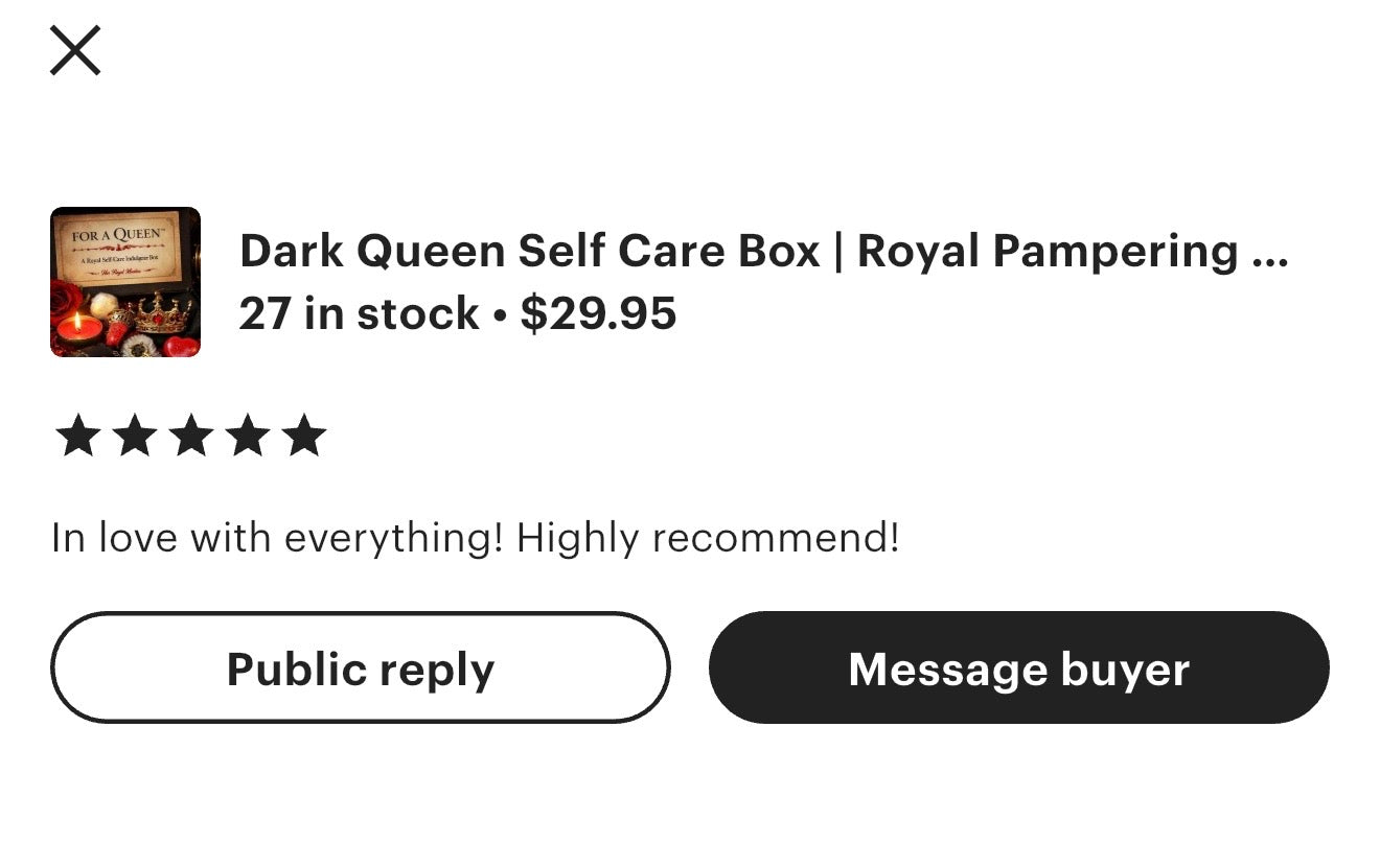Dark Queen Self-Care Box | Royal Pampering Mystery Box | Gotisches Luxusgeschenk | Königin der Herzen Ästhetik | Ihre königliche Verrücktheit