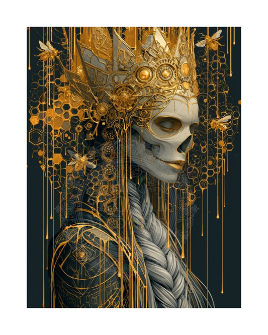 The Mad Queen’s Gallery Collection™ – Honey and Bones Collection (Set of 4 Gothic Fantasy Art Prints)