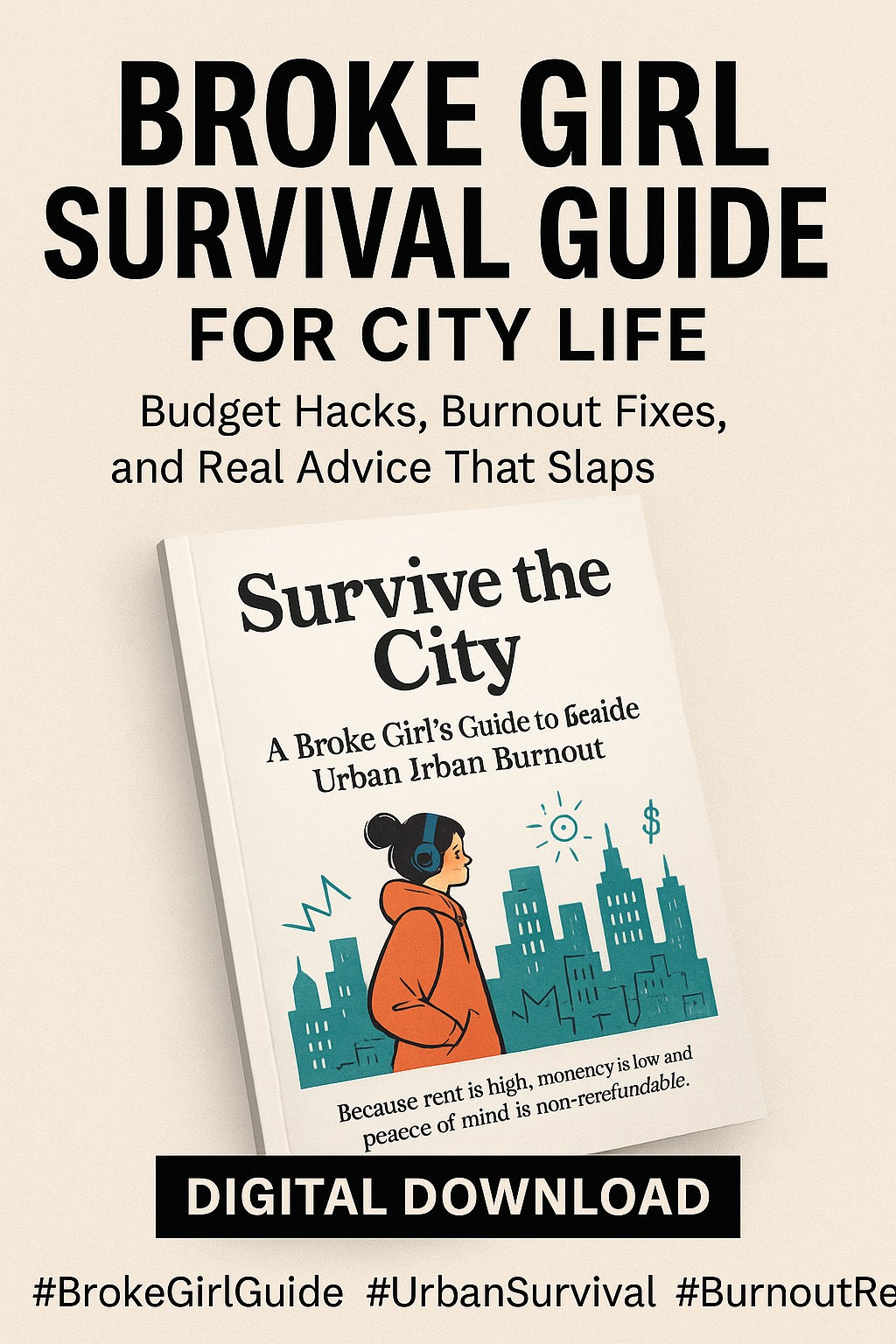Survive the City: Urban Burnout Survival Guide for Broke Millennials & Budget Babes