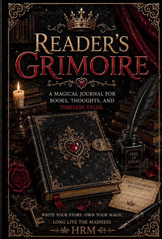 Reader’s Grimoire Romantasy Reading Journal Printable | 48 Page Book Tracker TBR
Log Trope Bingo | Gothic Book Lover Gift PDF A4