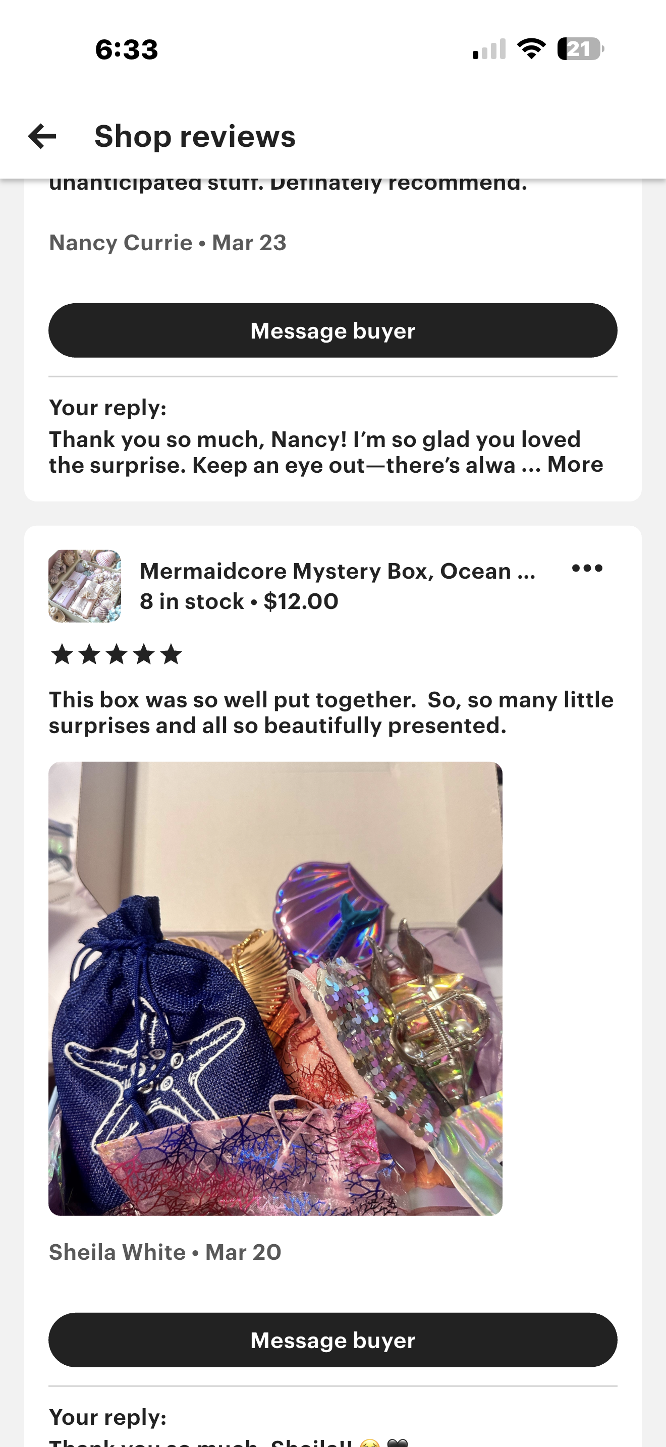 Mermaid Mystery Box 🧜‍♀️ Ocean Aesthetic Gift Set | Coastal Siren Surprise Box | Mermaidcore Fantasy Pack