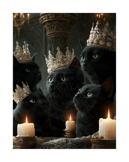 The Mad Queen’s Gallery Collection™ – Familiar  Collection (Set of 4 Gothic Fantasy Art Prints)