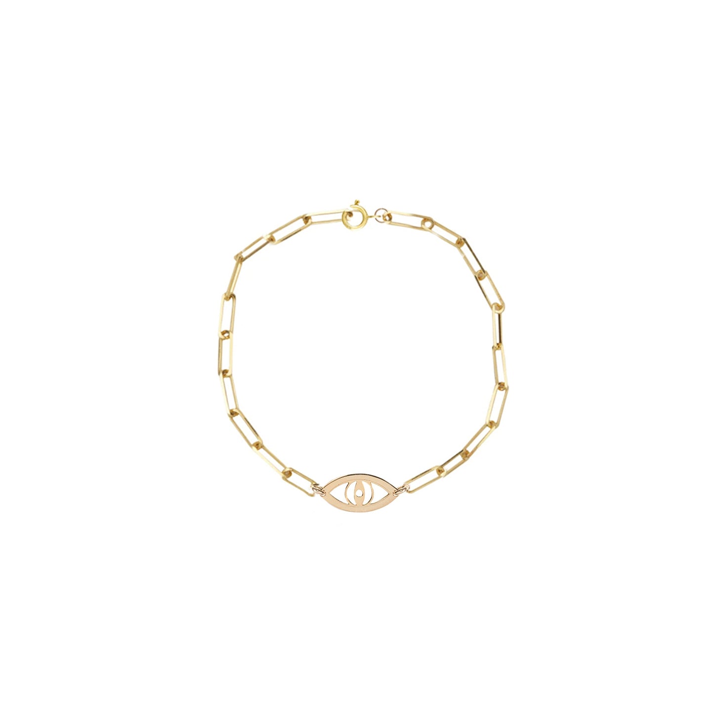 Eye Paperclip Bracelet