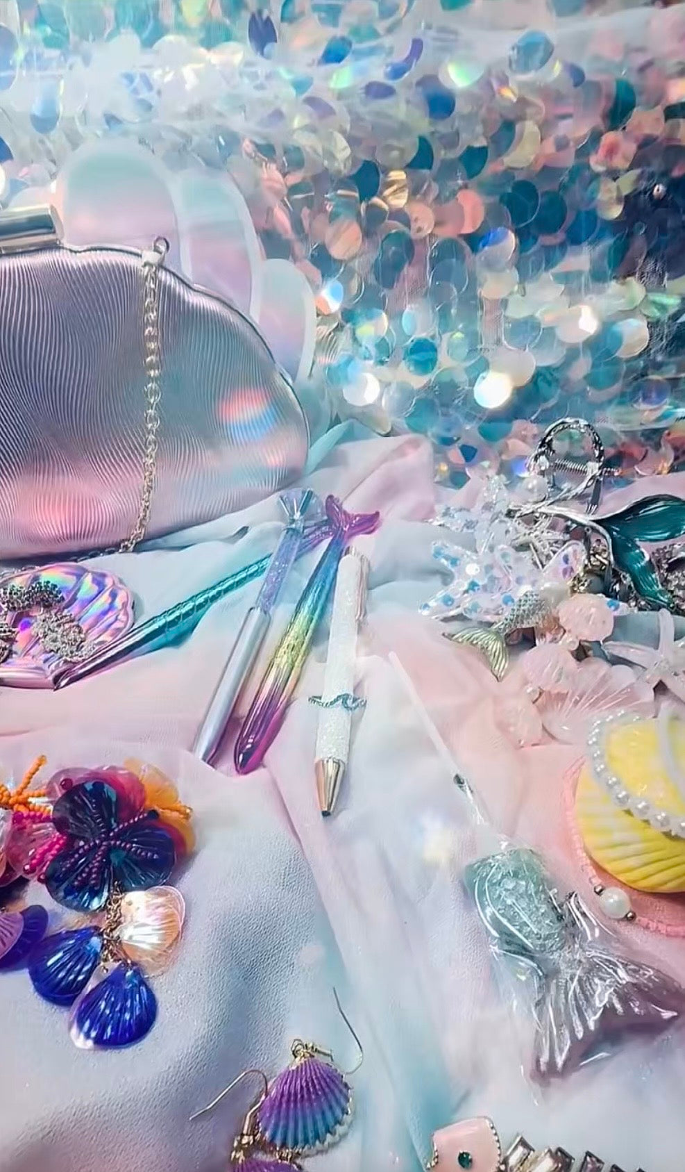Mermaid Mystery Box 🧜‍♀️ Ocean Aesthetic Gift Set | Coastal Siren Surprise Box | Mermaidcore Fantasy Pack