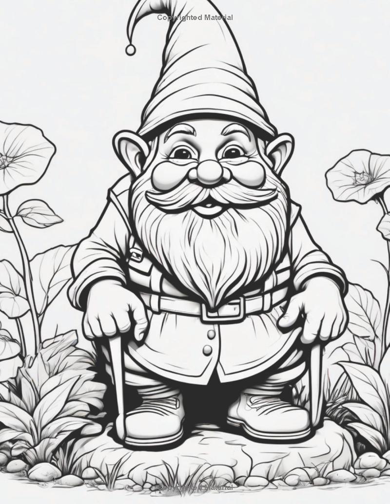 This Ain't Your Grandma's Gnome: An Adult Coloring Book of Gnome Mayhem