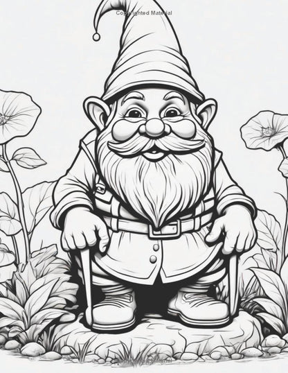 This Ain't Your Grandma's Gnome: An Adult Coloring Book of Gnome Mayhem