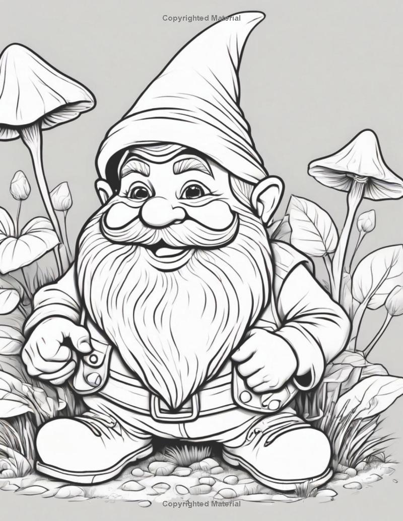 This Ain't Your Grandma's Gnome: An Adult Coloring Book of Gnome Mayhem