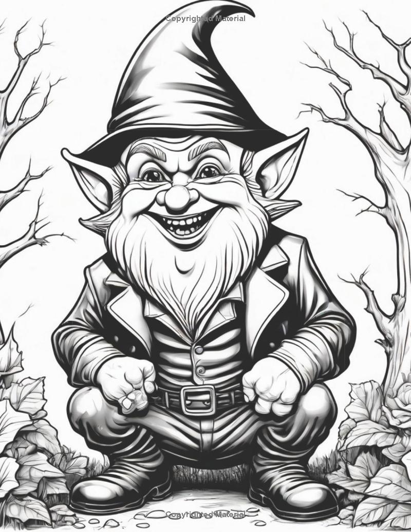 This Ain't Your Grandma's Gnome: An Adult Coloring Book of Gnome Mayhem