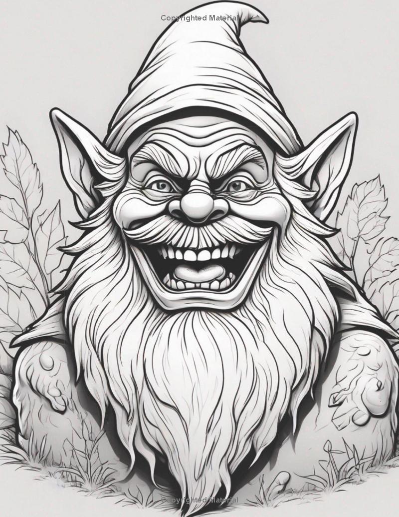 This Ain't Your Grandma's Gnome: An Adult Coloring Book of Gnome Mayhem