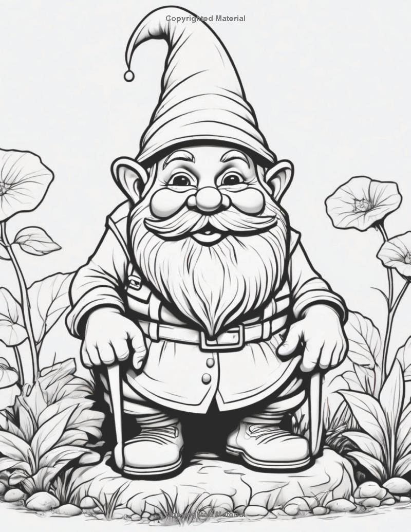 This Ain't Your Grandma's Gnome: An Adult Coloring Book of Gnome Mayhem