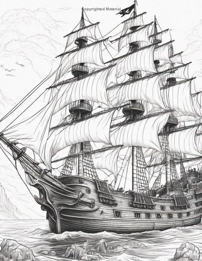 Kraken's Wake: Color Your Fate Coloring Book
