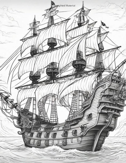 Kraken's Wake: Color Your Fate Coloring Book